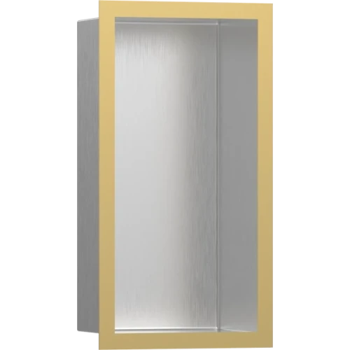 Купить купить настенный короб с цветом корпуса и дизайнерской рамой, 30х15х10 см, xtrastoris individual hansgrohe, 56094990 цвет: золото