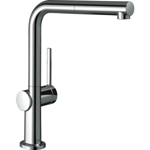 Купить купить смеситель для кухни, eco, с вытяжным изливом, talis m54 hansgrohe, 72845000 цвет: хром