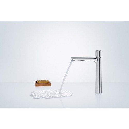 Купить купить смеситель для раковины со сливным гарнитуром, talis select e hansgrohe, 71752000 цвет: хром