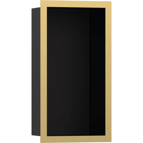 Купить купить настенный короб с цветом корпуса и дизайнерской рамой, 30х15х10 см, xtrastoris individual hansgrohe, 56095990 цвет: золото