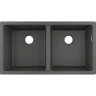 Купить купить раковина для кухни, интегрированная, с двумя чашами 370/370, s51 hansgrohe, 43434290 цвет: серый