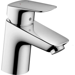 Смеситель для раковины 70 с металлическим сливным гарнитуром, Logis Hansgrohe, 71170000 цвет: хром