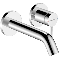 Смеситель для раковины скрытого монтажа, EcoSmart+, Tecturis S Hansgrohe, 73350000 цвет: хром