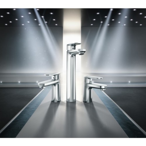 Купить купить смеситель для раковины со сливным гарнитуром, vernis blend hansgrohe, 71550000 цвет: хром