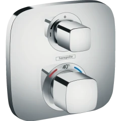 Термостатический смеситель для душа скрытого монтажа, Ecostat E Hansgrohe, 15707000 цвет: хром