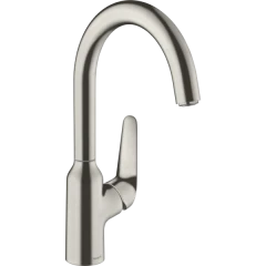 Смеситель для кухни, Focus M42 Hansgrohe, 71802800 цвет: нержавеющая сталь