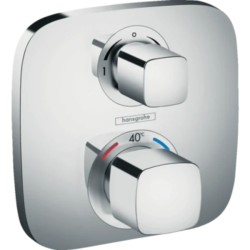 Купить купить термостатический смеситель для душа скрытого монтажа, ecostat e hansgrohe, 15708000 цвет: хром