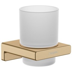 Стакан для зубных щёток, AddStoris Hansgrohe, 41749140 цвет: бронза