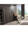 Купить купить верхний душ с настенным кронштейном скрытого монтажа, rainmaker select hansgrohe, 24007400 цвет: хром