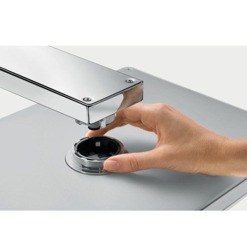 Купить купить верхний душ с настенным кронштейном скрытого монтажа, rainmaker select hansgrohe, 24007400 цвет: хром