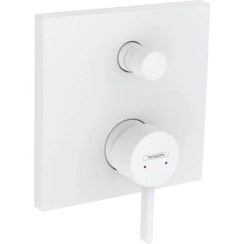 Купить купить смеситель для ванны скрытого монтажа, finoris hansgrohe, 76415700 цвет: белый