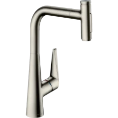 Смеситель для кухни, с вытяжным душем, Talis Select M51 Hansgrohe, 73867800 цвет: нержавеющая сталь