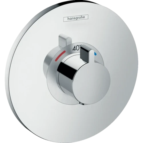 Купить купить термостатический смеситель для душа скрытого монтажа, ecostat s hansgrohe, 15755000 цвет: хром