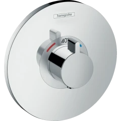 Термостатический смеситель для душа скрытого монтажа, Ecostat S Hansgrohe, 15755000 цвет: хром