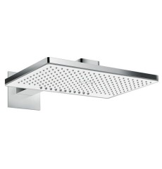 Верхний душ с настенным кронштейном скрытого монтажа, Rainmaker Select Hansgrohe, 24015400 цвет: хром
