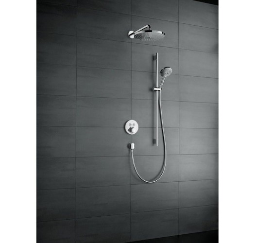 Купить купить душевой гарнитур со штангой 90см, raindance select s hansgrohe, 26322000 цвет: хром