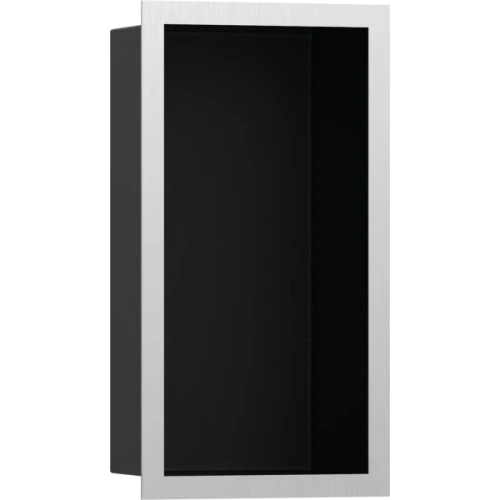 Купить купить настенный короб с цветом корпуса и дизайнерской рамой, 30х15х10 см, xtrastoris individual hansgrohe, 56095800 цвет: нержавеющая сталь