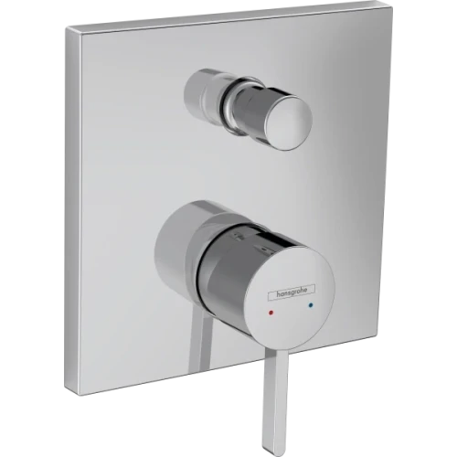 Купить купить смеситель для ванны скрытого монтажа, finoris hansgrohe, 76415000 цвет: хром