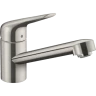 Купить купить смеситель для кухни, focus m42 hansgrohe, 71808800 цвет: нержавеющая сталь