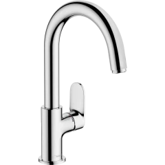 Смеситель для раковины со сливным гарнитуром, Vernis Blend Hansgrohe, 71554000 цвет: хром