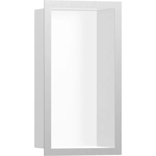 Купить купить настенный короб с цветом корпуса и дизайнерской рамой, 30х15х10 см, xtrastoris individual hansgrohe, 56096800 цвет: нержавеющая сталь