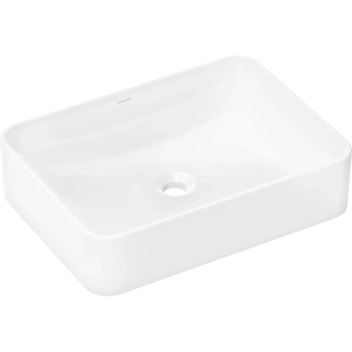 Купить купить раковина накладная 55x40 см, xuniva q hansgrohe, 60168450 цвет: белый