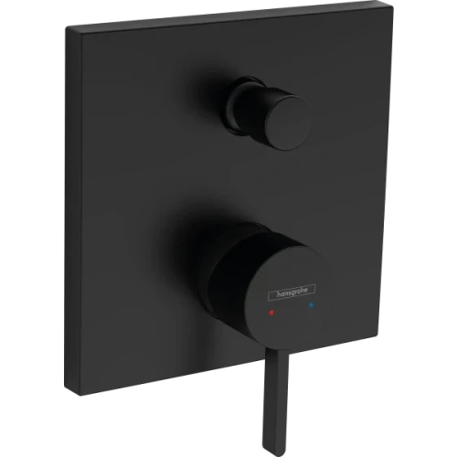 Купить купить смеситель для ванны скрытого монтажа, finoris hansgrohe, 76415670 цвет: черный