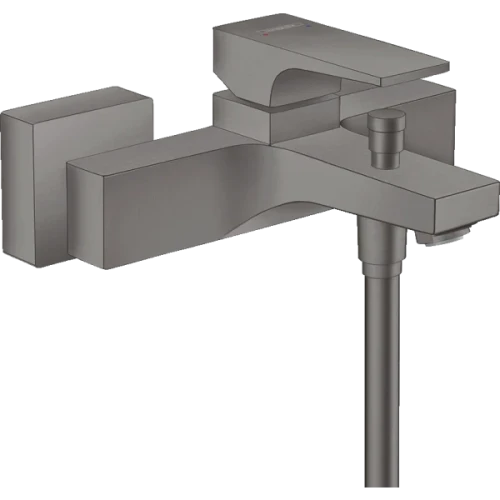 Купить купить смеситель для ванны, metropol hansgrohe, 32540340 цвет: черный