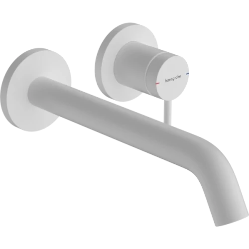 Купить купить смеситель для раковины скрытого монтажа, ecosmart+, tecturis hansgrohe, 73351700 цвет: белый