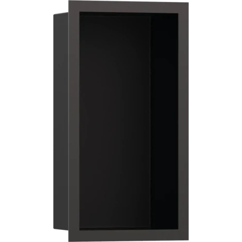 Купить купить настенный короб с цветом корпуса и дизайнерской рамой, 30х15х10 см, xtrastoris individual hansgrohe, 56095340 цвет: черный