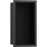 Купить купить настенный короб с цветом корпуса и дизайнерской рамой, 30х15х10 см, xtrastoris individual hansgrohe, 56095340 цвет: черный