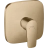 Купить купить смеситель для душа скрытого монтажа, talis e hansgrohe, 71765140 цвет: бронза