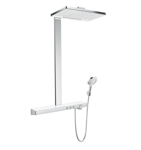 Купить купить душевая система с термостатом, rainmaker select hansgrohe, 27028400 цвет: хром