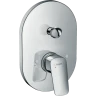 Купить купить смеситель для ванны скрытого монтажа, logis hansgrohe, 71406000 цвет: хром