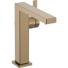 Купить купить смеситель для раковины ecosmart+, с донным клапаном push-open, tecturis e hansgrohe, 73040140 цвет: бронза