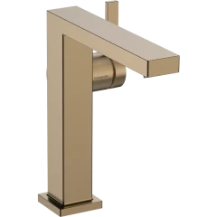 Смеситель для раковины EcoSmart+, с донным клапаном Push-Open, Tecturis E Hansgrohe, 73040140 цвет: бронза