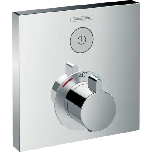 Купить купить термостатический смеситель для душа скрытого монтажа, showerselect hansgrohe, 15762000 цвет: хром
