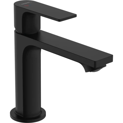 Купить купить смеситель для раковины coolstart без сливного гарнитура, rebris e hansgrohe, 72560670 цвет: черный