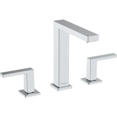 Смеситель для раковины EcoSmart+, с донным клапаном Push-Open, Tecturis E Hansgrohe, 73030000 цвет: хром