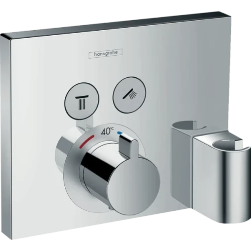 Купить купить термостатический смеситель для душа скрытого монтажа, showerselect hansgrohe, 15765000 цвет: хром