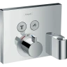 Купить купить термостатический смеситель для душа скрытого монтажа, showerselect hansgrohe, 15765000 цвет: хром
