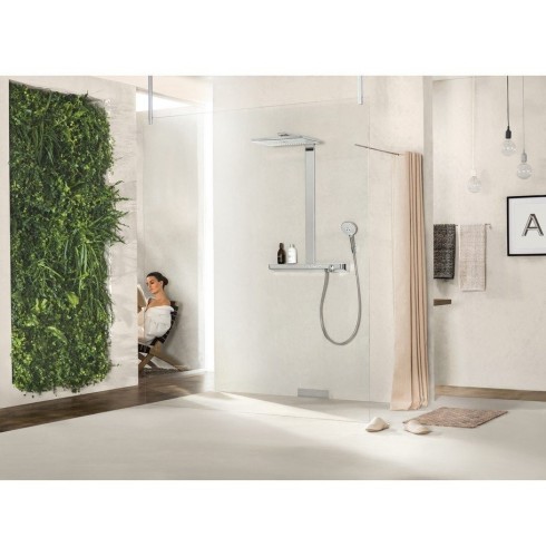 Купить купить душевая система с термостатом, rainmaker select hansgrohe, 27106400 цвет: хром