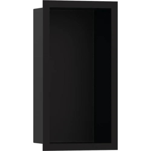 Купить купить настенный короб с цветом корпуса и дизайнерской рамой, 30х15х10 см, xtrastoris individual hansgrohe, 56095670 цвет: черный