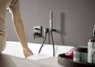Купить купить ручной душ, rainfinity hansgrohe, 26866340 цвет: серый