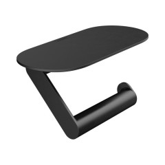 Держатель для туалетной бумаги, с полкой, WallStoris Hansgrohe, 27928670 цвет: черный