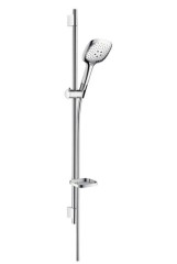 Душевой гарнитур со штангой 90см и мыльницей, Raindance Select E Hansgrohe, 27857000 цвет: хром