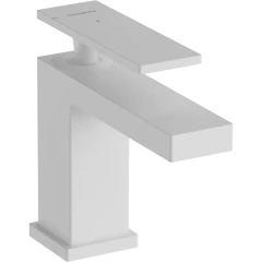 Смеситель для раковины EcoSmart+, с донным клапаном, Tecturis E Hansgrohe, 73002700 цвет: белый