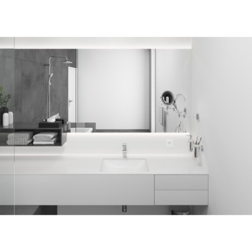 Купить купить смеситель для раковины без сливного гарнитура, vernis shape hansgrohe, 71569000 цвет: хром