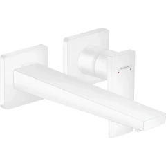 Смеситель для раковины скрытого монтажа, настенный, Metropol Hansgrohe, 32526700 цвет: белый