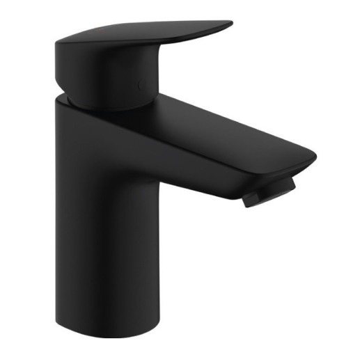 Купить купить смеситель для раковины, logis hansgrohe, 71100670 цвет: черный